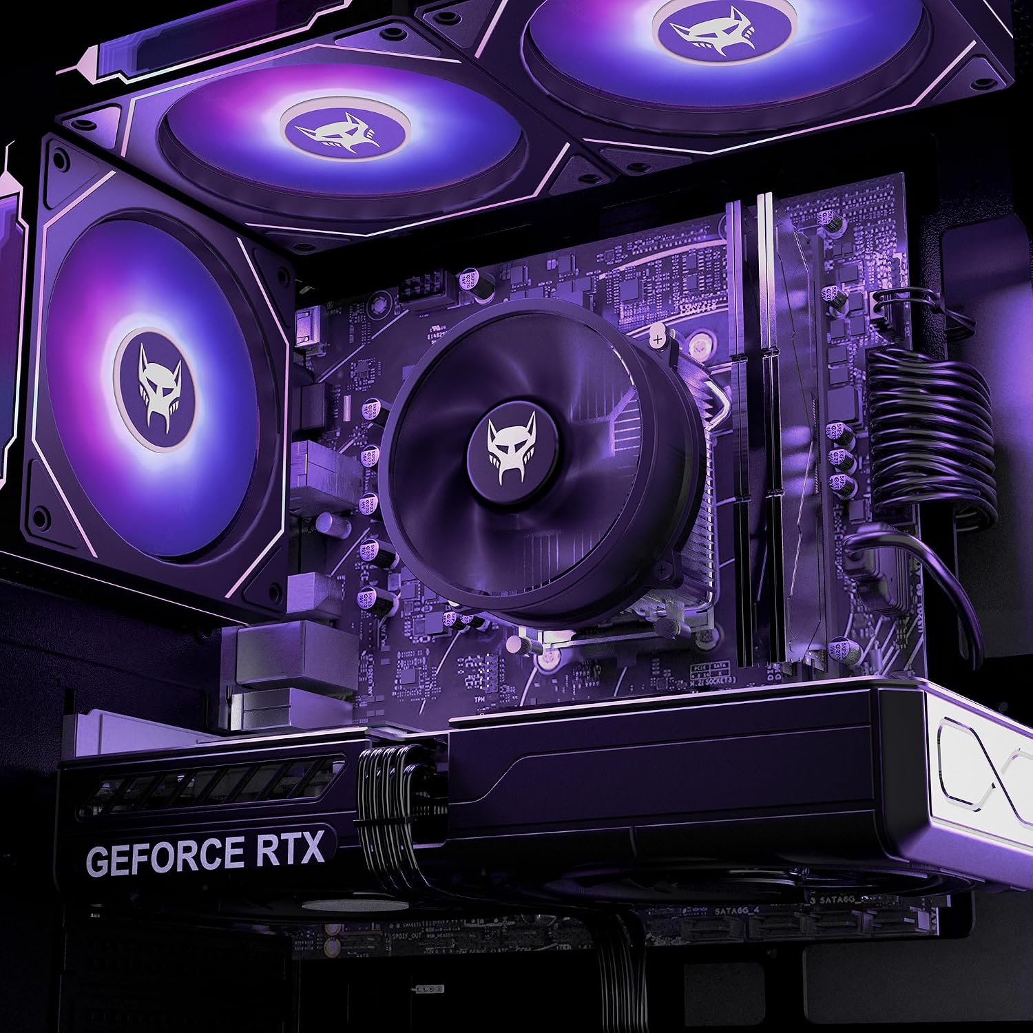 BEASTCOM Q5 Pro Gaming PC | AMD Ryzen 5 4500 6X 3,60GHz 12 Threads | RTX 3050 6GB | 16GB RAM | 1TB NVMe SSD | HDMI | WiFi 5