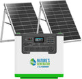 Nature's Generator Lithium 3600 Gold,1 x Lithium 3600W Generator + 2 x 100w Panels + 50' Cable