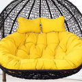 Water Proof Hanging Egg Chair Cushions Replacement, Cushion Only, Double Swing Chair Cushion,Waterproof Thicken Hanging Basket Seat Cushion, 2 Seater Chairs Cushions for Outdoor