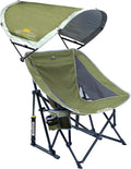 GCI Outdoor Pod Rocker Outdoor Rocking Chair with SunShade Canopy