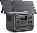 BLUETTI Solar Generator Elite 100 V2 with 2×100W Solar Panels Included, 1024Wh Portable Power Station w/ 2 1800W AC Outlets, 35% Smaller, Ideal for Camping, Emergencies, Backup Power