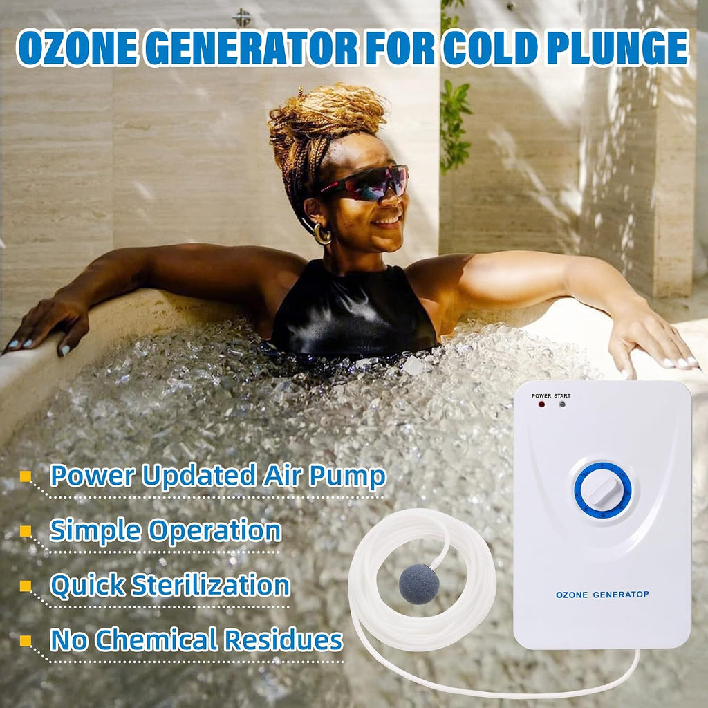 coospider-repta Cold Plunge Filter and Ozone Generator Set