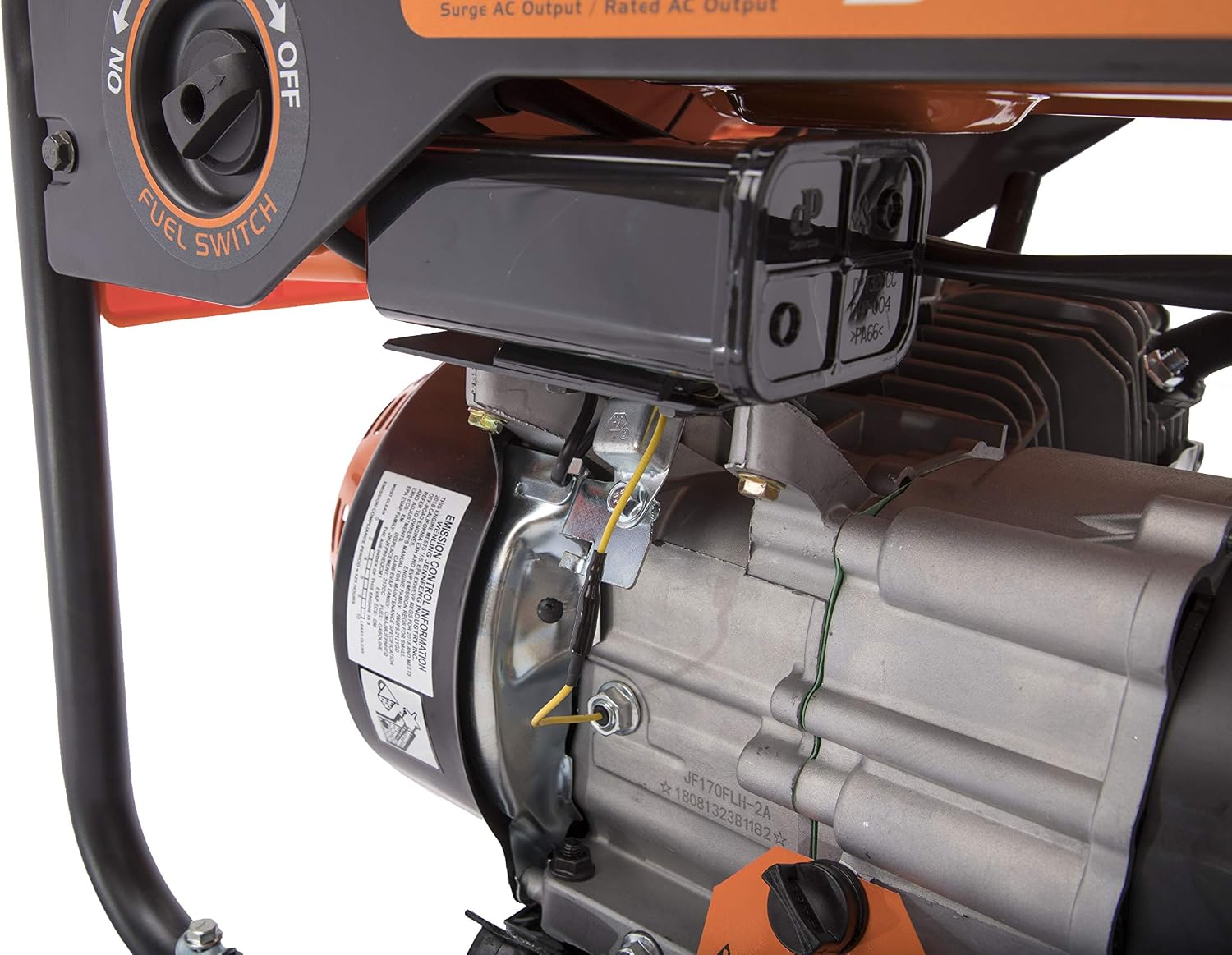 ETQ Tough Quality 2000/3600Watt Portable Generator - Extremely Quiet - CARB Compliant (3600W gas-powered)