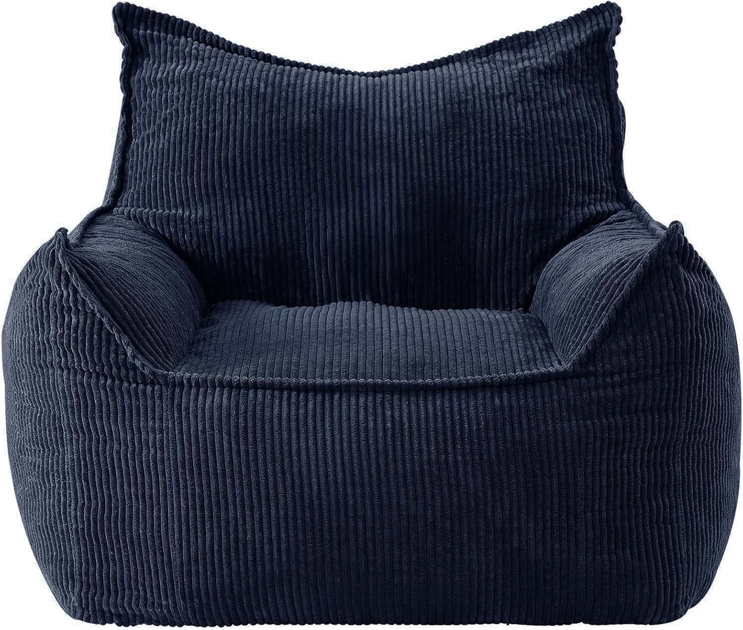 EBENCHICO Giant Bean Bag Chair Sofa for Adults Teens, Comfy Corduroy Large Bean Bag Chairs with Armrests for Bedroom Living Room, Adult BeanBag Lazy Sofa Couch Chairs with Filler Included