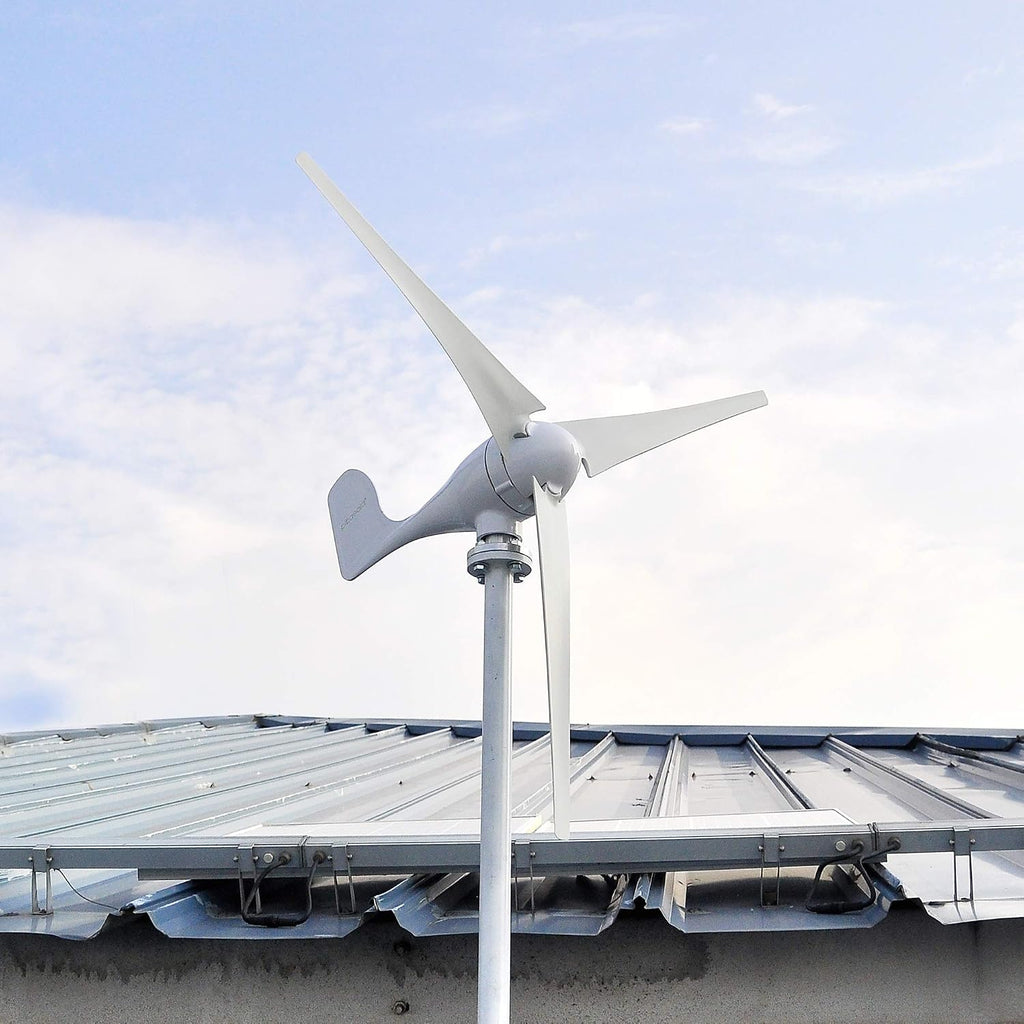 400W Wind Turbine Generator AC 12Volt Economy 3 Blades Windmill for Wind Solar Hybrid System 2.5m/s Start Wind Speed,400w Windmill Generator for Home