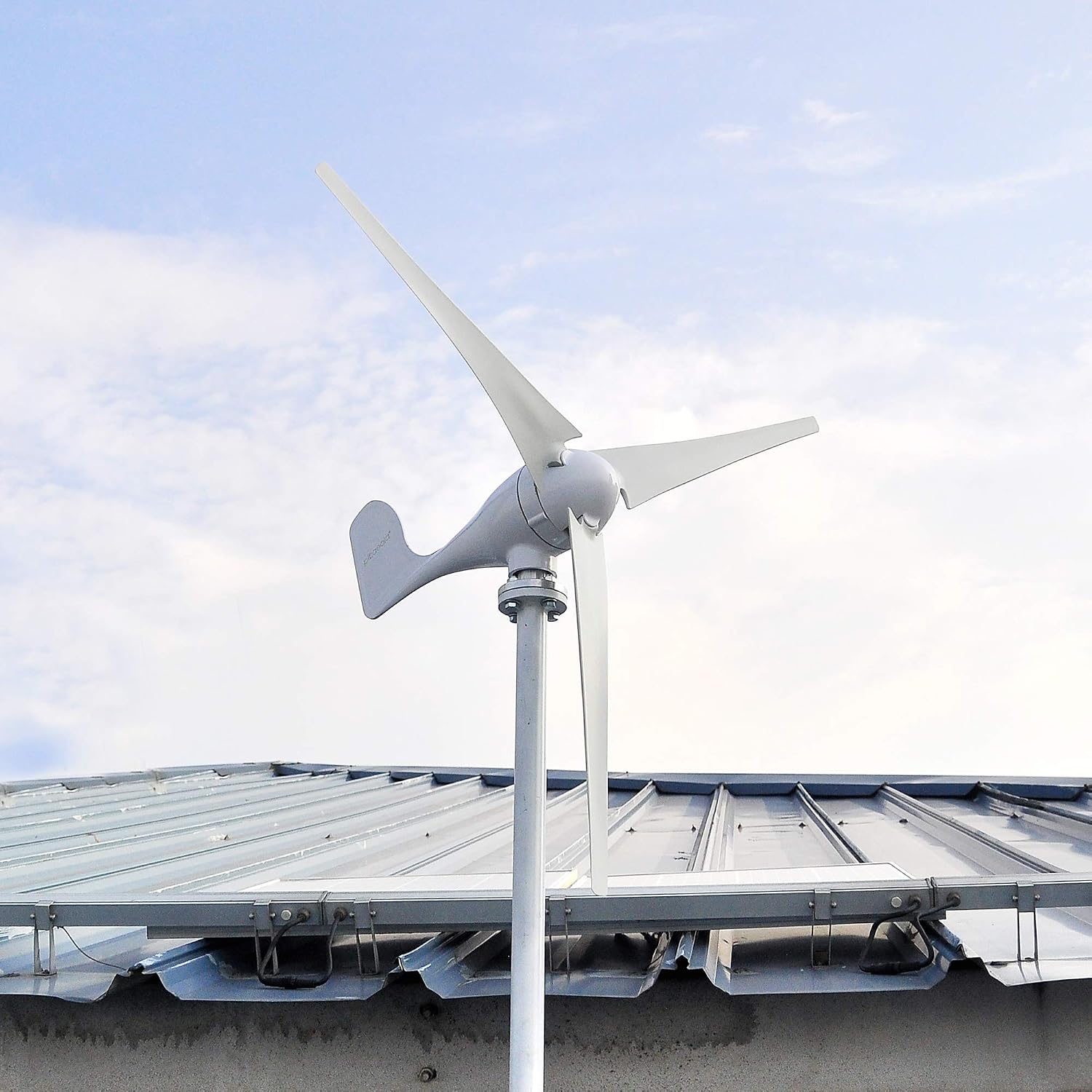 400W Wind Turbine Generator AC 12Volt Economy 3 Blades Windmill for Wind Solar Hybrid System 2.5m/s Start Wind Speed,400w Windmill Generator for Home