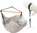 LA SIESTA® XL King Habana Cotton Hammock Chair Swing & Tree Mount Kit - Hammock Swing Chair w/Suspension Kit for Trees Beams & Posts - Indoor Outdoor Hanging Chair for Bedroom Patio - Zebra