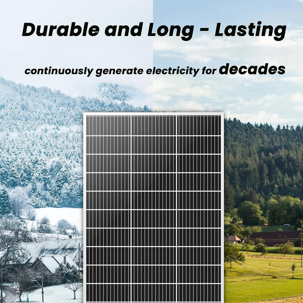Nature's Generator Gold PE System 1800W Solar & Wind Powered Pure Sine Wave Generator + 100W Solar Panel + Power Transfer Kit, w/Infinite Expandability, Gasless to Connect Inhouse Breaker Panel