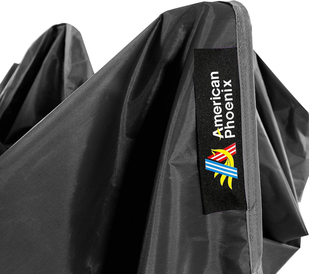 AMERICAN PHOENIX 10x15 Tent Pop Up Canopy Easy Portable Commercial Instant Canopies Outdoor Market Shelter (Black, 10'x15' (Black Frame))