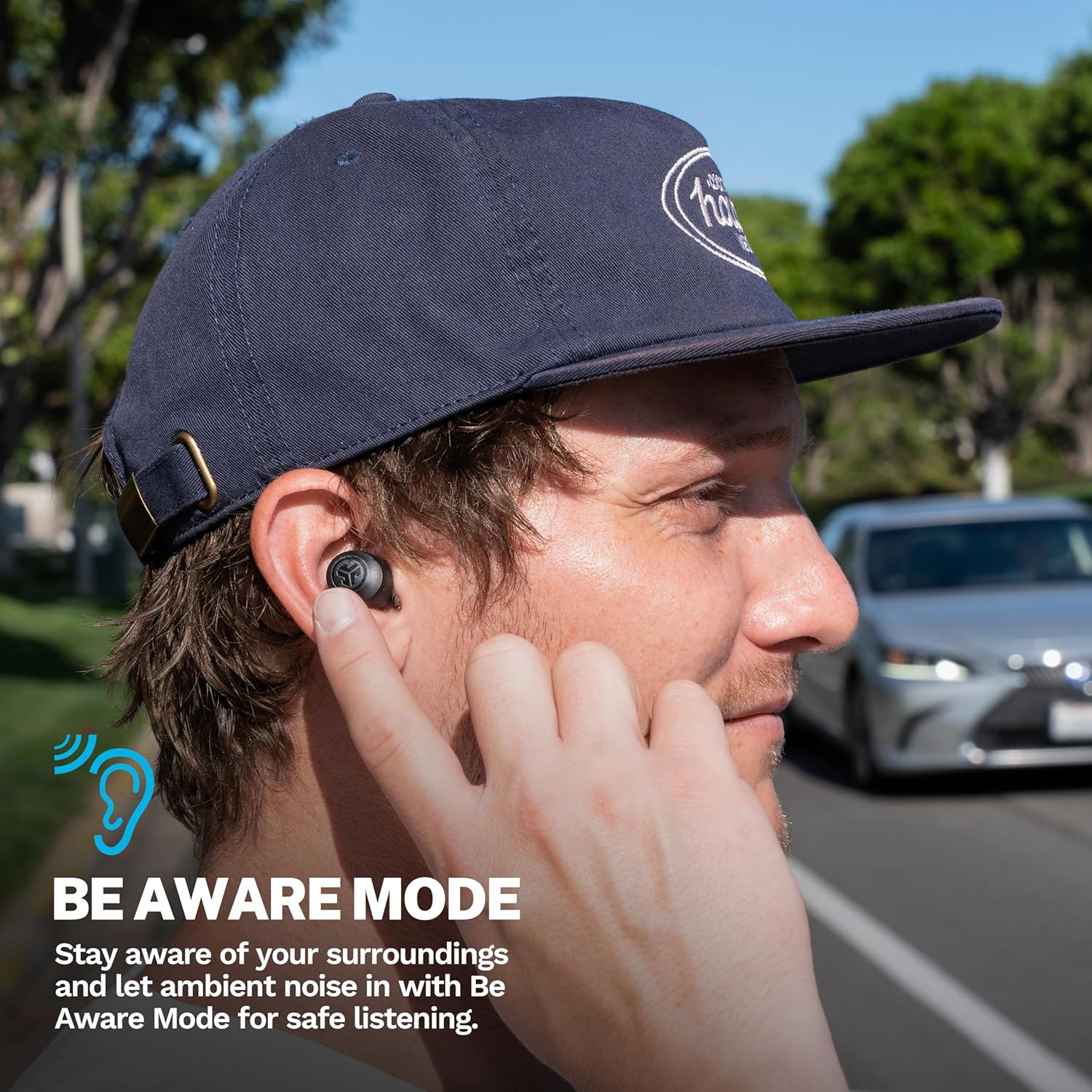 JLab JBuds Lux ANC Wireless Bluetooth Headphones & Audio Bundles, Hybrid Active Noise Cancelling, Premium Over-Ear Headset with Optional True Wireless Earbuds