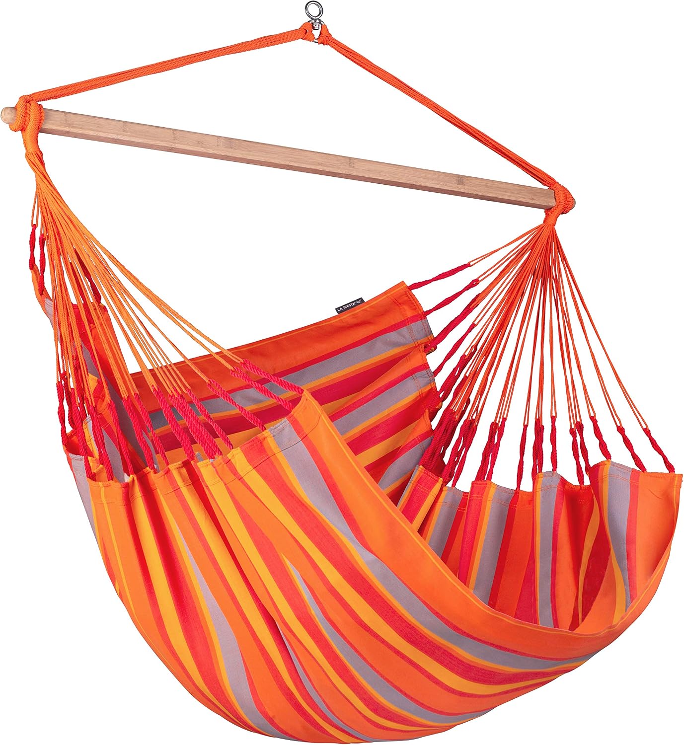 LA SIESTA® XL King Domingo Hammock Chair Swing & Tree Mount Kit - Suspension Kit for Trees Beams Posts - Weatherproof, Outdoor Indoor Hammock Swing - Hanging Chair for Bedroom Patio - Toucan