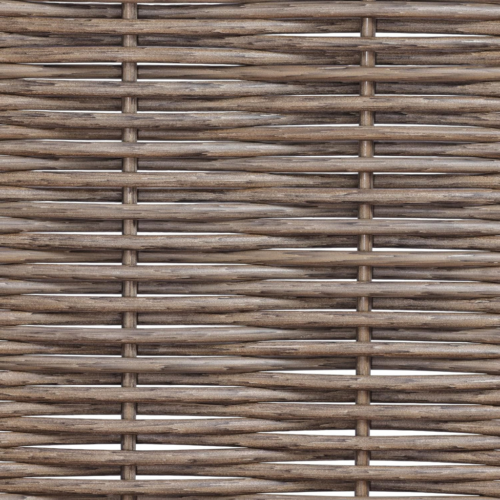 Acacia Wood & Rattan Twin Size Outdoor Swing Bed with Hanging Ropes - 3 Color Options for Backyard or Porch Relaxation (Teak/RR)
