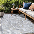 Luul Home Floral Indoor Outdoor Rugs 10x14 Large Area Rug for Living Room, Patio Decor, Kitchen, and Entryway Rug, Washable Stain Resistant Outside Carpet Beige 10 x 14