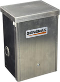 Generac 30-Amp Manual Generator Transfer Switch, 2-Circuit Outdoor Power Inlet for Portable Generators, 125/250V