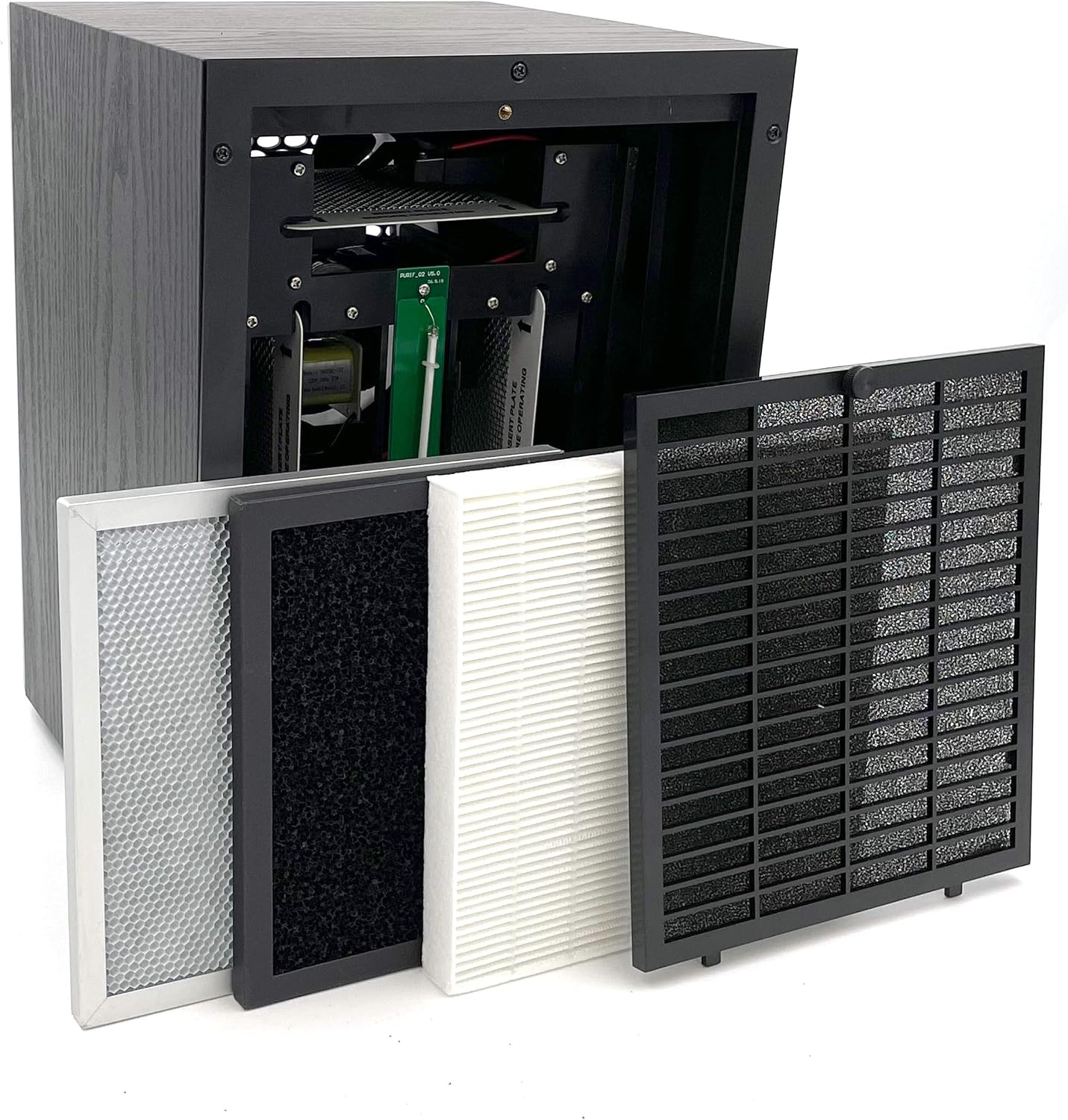 OdorStop OSAP7-7-in-1 HEPA Air Purifier/Ozone Generator with UV, Active Carbon, TiO2, Ionizer, 3 Ozone Plates and Remote Control