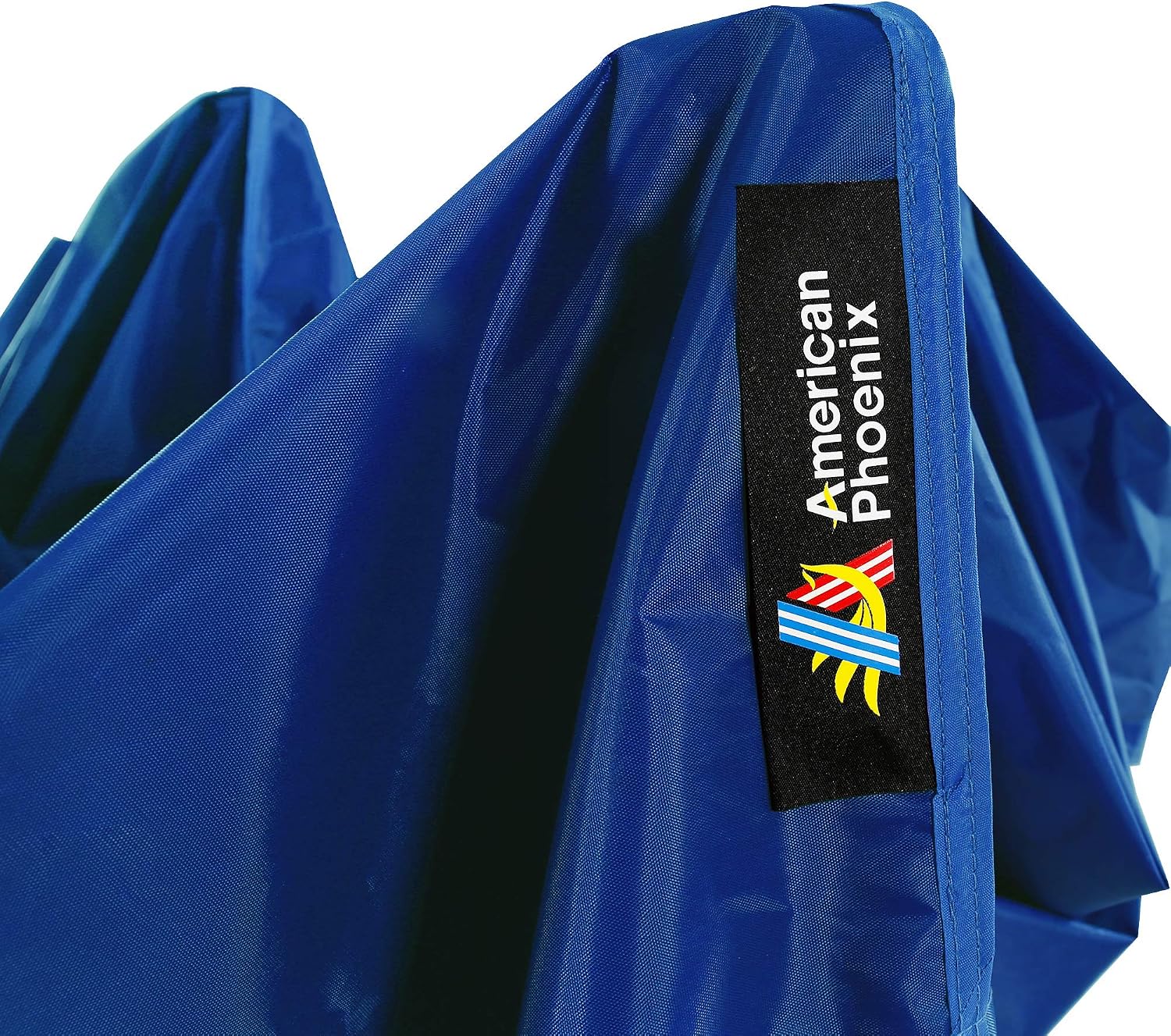 AMERICAN PHOENIX 10x20 Pop Up Canopy Tent Heavy Duty Commercial Shelter for Party, Outdoor Events and Patio Portable Instant Market Gazebo with Roller Bag, Camping Tarp, 4 Ropes and 4 Stakes (Blue)