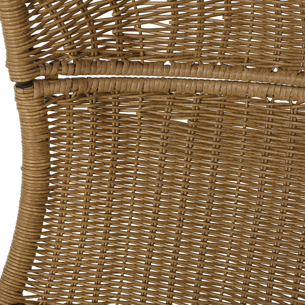 Christopher Knight Home Orville Outdoor Hanging Chair, Dark Gray + Light Brown
