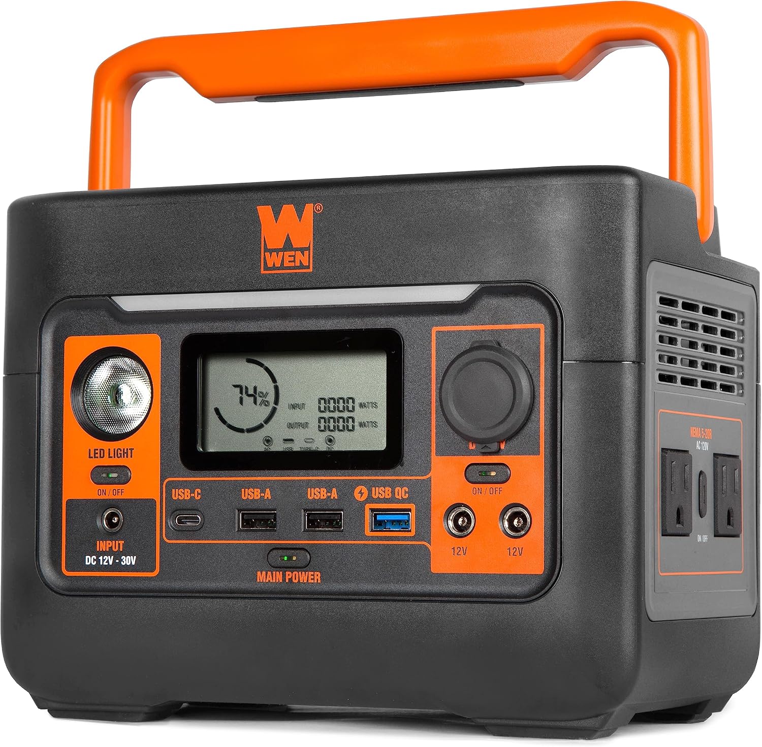 WEN 300-Watt 269Wh Lithium-Ion Power Station and Battery-Powered Inverter Generator (PP300i)