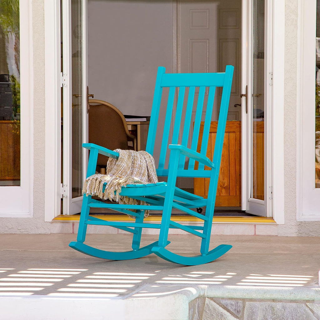 Shine Company Vermont Porch Rockers – Aruba (Set of 2)