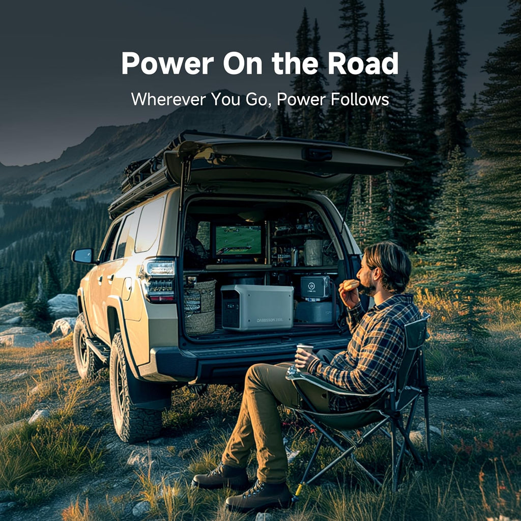 DABBSSON Charger S, 560W Alternator Charger, Fast DC-DC Charger for Portable Power Stations, Up to 6X Faster Charging, Compatible with 95% Solar Generator, Perfect for Road Trips/SUV/RVs