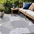 Luul Home Floral Indoor Outdoor Rugs 9x12 Large Area Rug for Living Room, Patio Decor, Kitchen, and Entryway Rug, Washable Stain Resistant Outside Carpet Beige 9 x 12