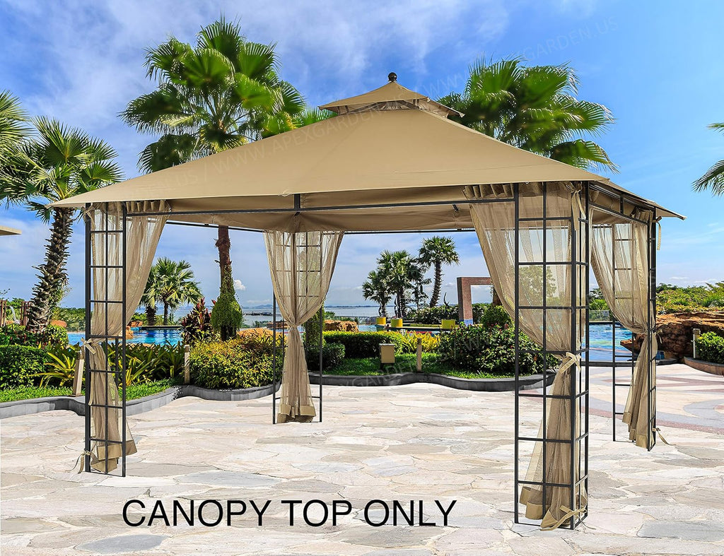 APEX GARDEN Replacement Canopy Top for 10 ft. x 12 ft. Melody Gazebo
