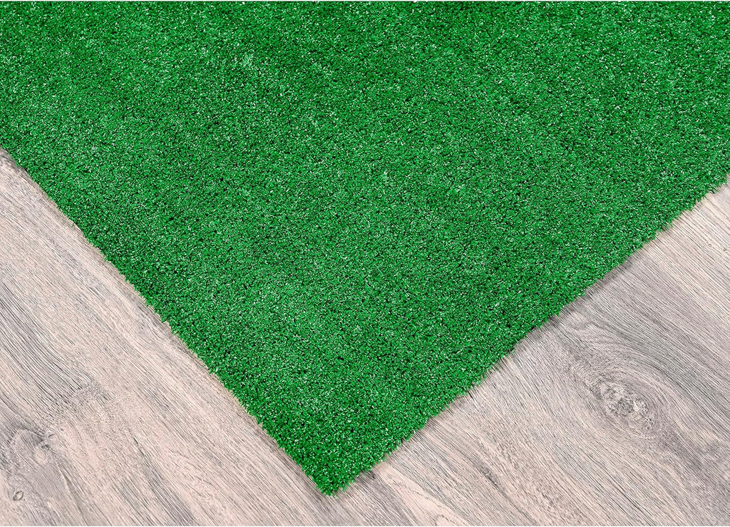 Garland Rug Artificial Grass 3 Ft. X 5 Ft. Large Indoor/Outdoor Area Rug Green -Lush Green, Durable, and Low-Maintenance for Patios, Lawns, and More