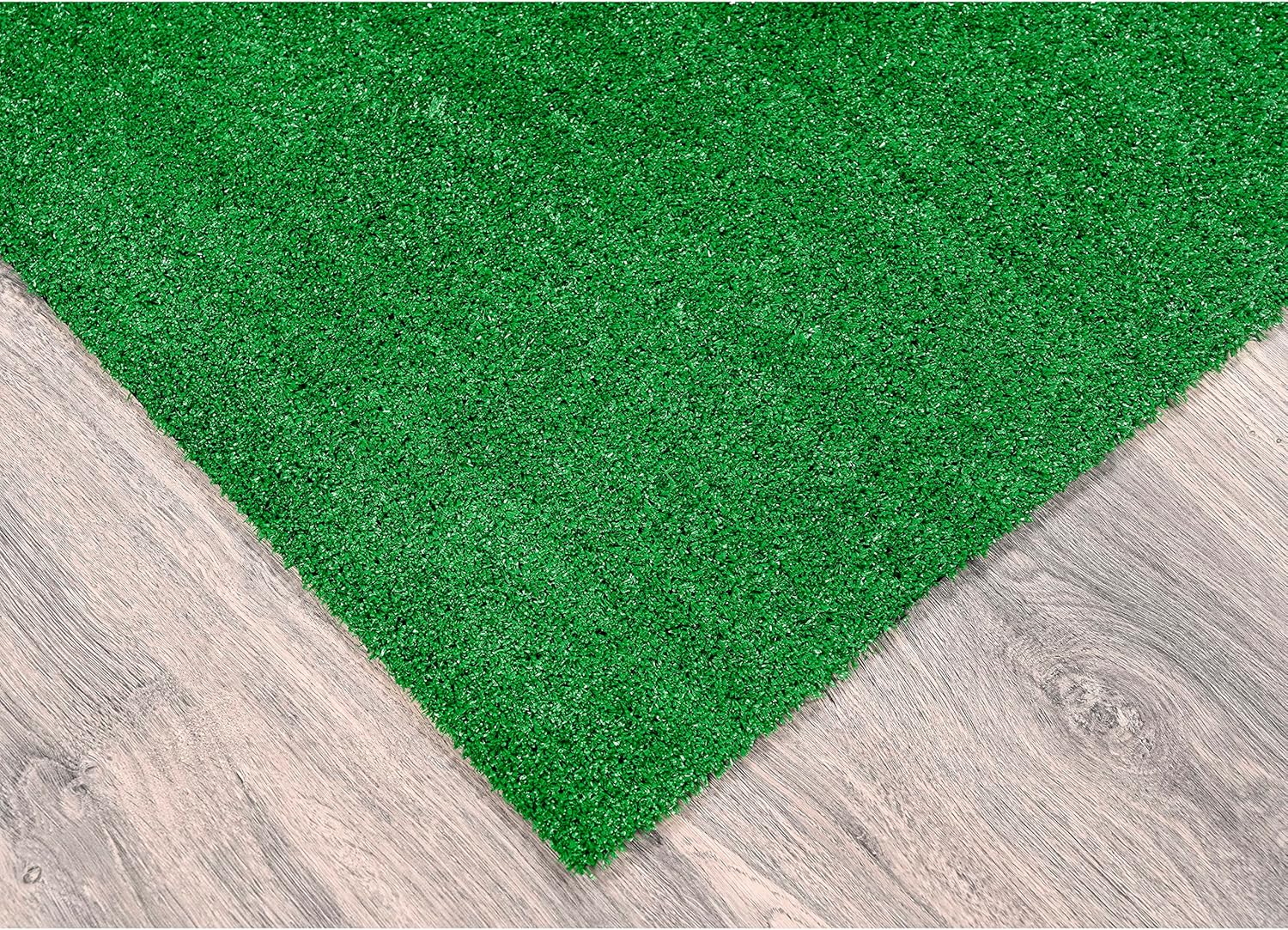 Garland Rug Artificial Grass 3 Ft. X 5 Ft. Large Indoor/Outdoor Area Rug Green -Lush Green, Durable, and Low-Maintenance for Patios, Lawns, and More